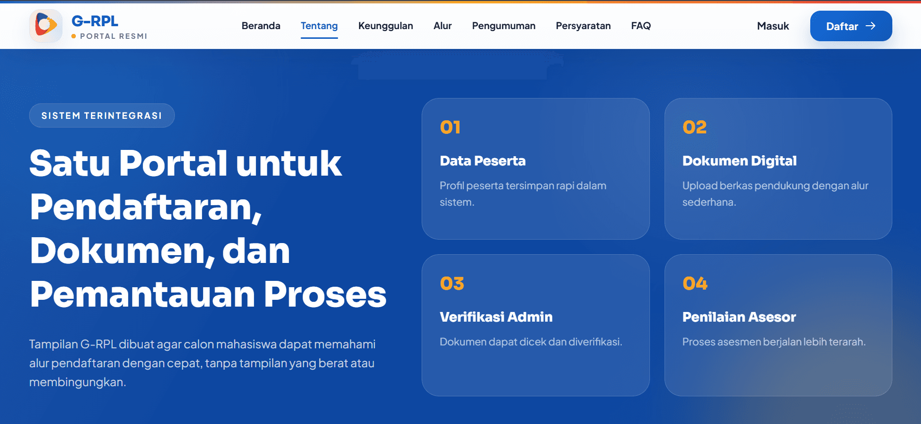 Recognition of Prior Learning (G-RPL) screenshot 3